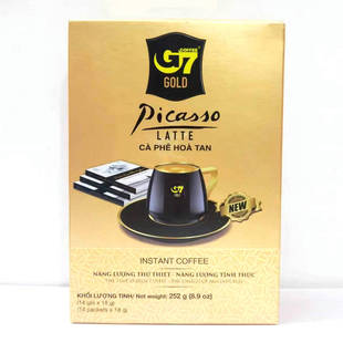 越南金装picasso中原G7三合一速溶咖啡提神醒脑办公特浓