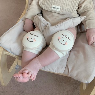 ins韩国夏季婴儿爬行护膝袜宝宝防摔护具网眼，透气膝盖保护袜套