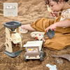 儿童沙滩车玩具套装宝宝铲沙挖沙子沙漏玩沙子工具小铲子和桶加厚