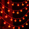 新年红灯笼小彩灯闪灯串灯满天星家用过年春节阳台装饰布置气氛灯