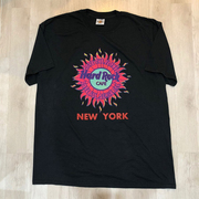 Hard Rock New York Vintage T-Shirt街头摇滚复古嘻哈短袖T恤潮