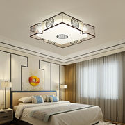 欧普智能照明新中式吸顶灯2023客厅灯中国风复古茶室卧室餐吊