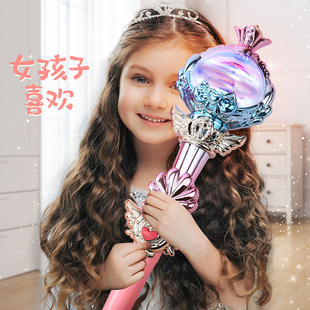 儿童发光仙女魔法棒玩具女孩女童，巴拉巴拉小魔仙拉拉公主啦啦礼物