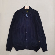 高端品牌苏家男款青果领开衫，加厚质感织法羊毛，混纺加厚羊毛衣外套
