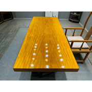 黄花梨大板桌实木原木，整块老板办公会议，餐桌茶台书桌1米8茶桌