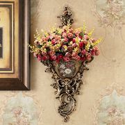 欧式客厅壁挂花盆壁饰墙饰家居，墙壁软装饰品玄关花艺挂件复古