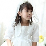 韩国进口儿童女花童演出服装，公主礼服裙，披肩小披风外套31