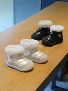英国nextroad儿童雪地靴宝宝，棉鞋加绒保暖冬季女婴儿软底学步鞋
