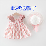 韩系2023女宝宝夏装，0-1-2半岁女童公主裙，婴儿裙子夏季儿童连