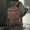 复古潮流双肩包韩版男包休闲背包学生书包，旅行包定型包潮包