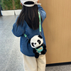 儿童包包女可爱宝宝斜挎包时尚迷你毛绒熊猫包男童外出零钱单肩包