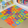 居家36片数字字母儿童益智泡沫EVA拼图地垫宝宝防摔防冷环保 爬行