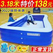 家庭版充气游泳池小型塑料儿x童家用加厚室超大婴幼儿小孩子的玩