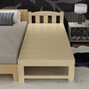 实木松木拼接床加宽延伸环保免漆定制床架加长床板儿童可