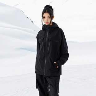 snowshark3l压胶滑雪服女男款，防水防寒专业加厚保暖美式外套冬季