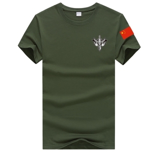 。战地军绿2022战术上衣户，外军迷短袖t恤男夏季t恤体能训练服