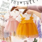 女宝宝公主裙夏装，20221-3岁婴幼儿棉裙子，婴儿夏季洋气连衣裙