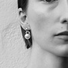 sophiebuhai同款纯白珍珠，耳环s925纯银耳钉，女名媛c型耳环e9910