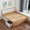 小户型榻榻米床高箱收纳储物床1.2米板式单人抽屉床多功能木箱床