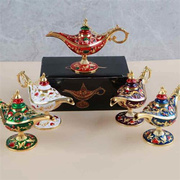新疆纪念品阿拉丁神灯家居客厅，桌面装饰品工艺品民族特色摆件旅游