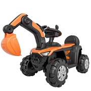 潮流儿童玩具电动挖掘机玩具车工程车超大钩机男孩可坐人电动