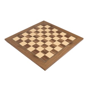 1chess国际象棋大型棋盘国际比赛指定标准54厘米木质平板胡桃木