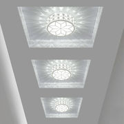 走廊过道灯2023创意简约水晶天花灯廊灯入户灯玄关灯走廊灯