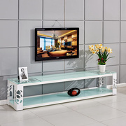 现代简约客厅钢化玻璃电视柜客厅欧式创意时尚风格家用轻奢电视柜