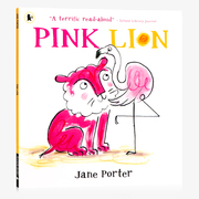 粉红色的狮子pinklion英文原版，绘本英语启蒙温馨睡前图画，故事书亲子绘本janeporter平装精美插图