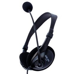 Salar 声籁 V58电脑头戴式游戏娱乐耳机带麦克风高清通话单双插头