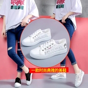 蕾丝板鞋凉鞋女小白鞋女潮网鞋学生鞋韩版夏季网面帆布鞋