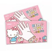 Hello Kitty一次性手套餐饮美发手膜吃龙虾塑料透明薄膜100只