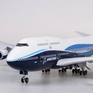 仿真飞机模型带起落架民航客机摆件波音747原型机787国航空客