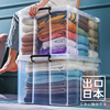 加厚特大号透明收纳箱塑料有盖收纳盒衣服储物箱家用整理箱书箱子