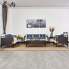 新中式沙发现代简约轻奢客厅禅意中式家具全实木布艺沙发组合定制