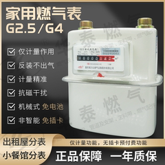 g4 g2.5家用天然气表膜式流量表