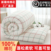 新疆纯棉花被子棉胎手工棉被，芯棉絮垫被褥子，铺床棉被冬被加厚保暖