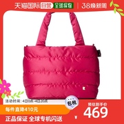 日本直邮Rootote女士手提包粉色羽绒轻量休闲时尚便携3510