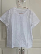 美邦女短袖夏季全棉白色圆领，t恤基本款女士半袖体恤