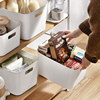 收纳盒厨房橱柜杂物桌面，正方形储物筐置物架柜子整理箱抽屉式盒子