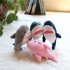小鲨鱼海洋动物钥匙扣小挂件书包挂饰儿童玩偶布娃娃包包饰品