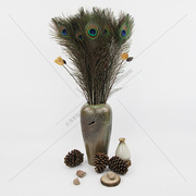 孔雀毛70-80cm孔雀羽毛饰品，配件插花天然羽毛装饰