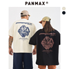 PANMAX潮牌大码男装宽松加肥加大短袖百搭宽松胖男士帅气夏季T恤