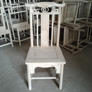 销实木餐桌椅白胚酒店，家具餐厅饭馆家用餐椅，白茬牛角椅y椅子厂