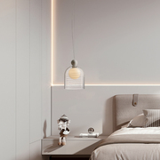 马斯登marsden卧室床头灯，现代简约手工拉丝，玻璃餐厅吊灯北欧灯具