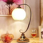 现代时尚欧式台灯卧室床头客厅灯饰灯具温馨浪漫金色结婚创意夜灯