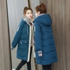 ea17中长款羽绒棉服女韩版时尚，宽松棉袄冬装面包，服棉衣外套