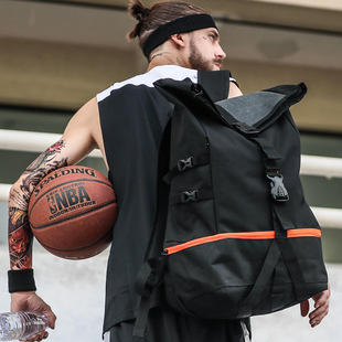 篮球背包男双肩包多功能训练包男士超大容量书包旅行运动风健身包