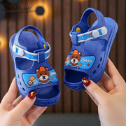 小孩宝宝踩水凉鞋2023男宝，一岁塑料鞋子，夏季防滑婴幼儿男童2