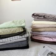 ins调色盘纯色简约纯棉全棉水洗棉单品床单被单床笠床罩